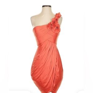 BCBGMaxAzria One Shoulder Cocktail Dress